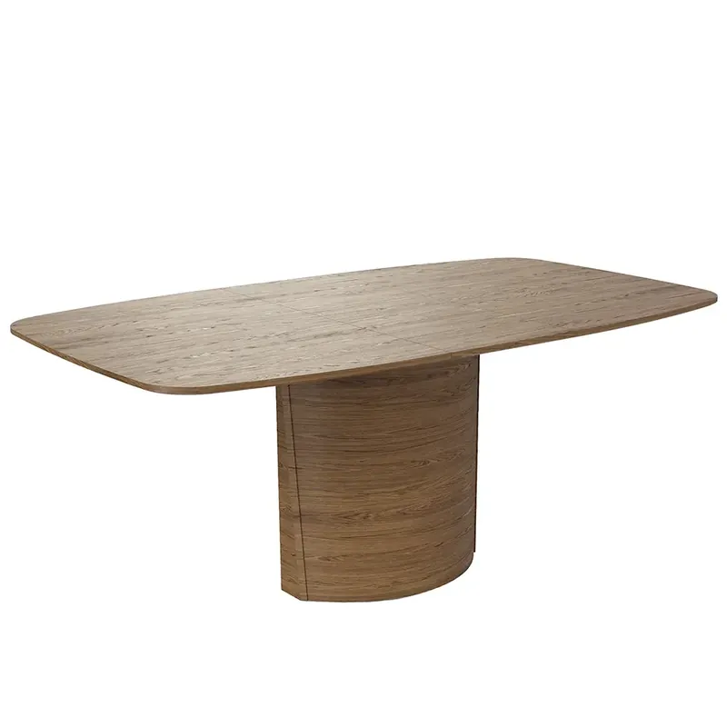 Sm116 Bord Valnöt Lack 142-182X102X74Cm Sänkt pris